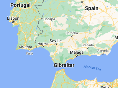 Map showing location of El Viso del Alcor (37.39106, -5.71993)