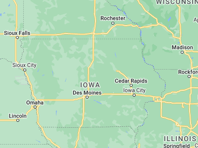 Map showing location of Eldora (42.36082, -93.09965)