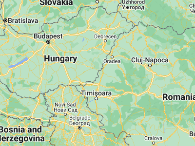 Map showing location of Elek (46.53333, 21.25)