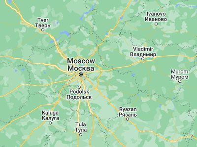 Map showing location of Elektrostal’ (55.78959, 38.44671)