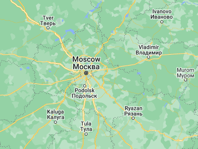 Map showing location of Elektrougli (55.72445, 38.20908)
