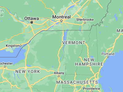 Map showing location of Elizabethtown (44.21616, -73.59097)