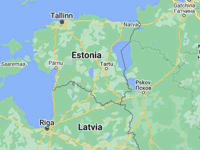 Map showing location of Elva (58.2225, 26.42111)