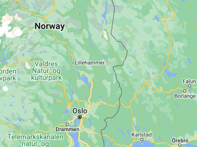 Map showing location of Elverum (60.88191, 11.56231)