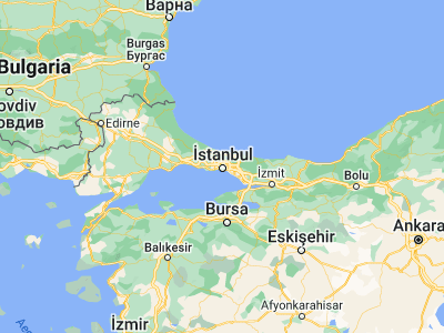 Map showing location of Eminönü (41.01766, 28.97438)
