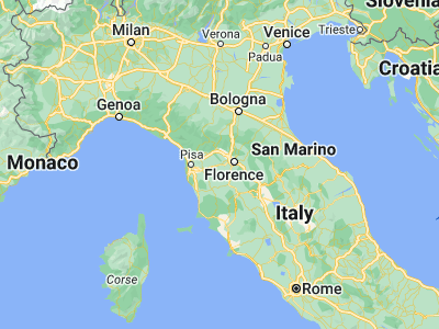 Map showing location of Empoli (43.71754, 10.94142)