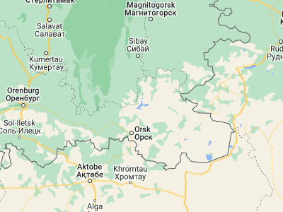 Map showing location of Energetik (51.7445, 58.7934)
