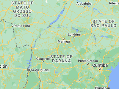 Map showing location of Engenheiro Beltrão (-23.79722, -52.26917)