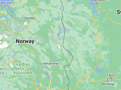 Map showing location of Engerdal (61.75832, 11.95985)