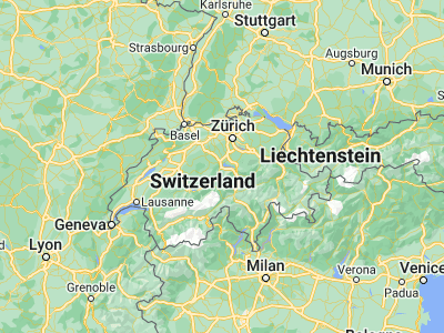 Map showing location of Ennetbürgen (46.98333, 8.33333)