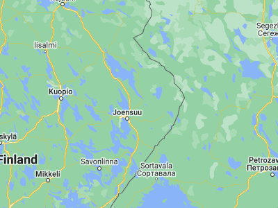 Map showing location of Eno (62.8, 30.15)