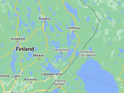Map showing location of Enonkoski (62.08333, 28.93333)