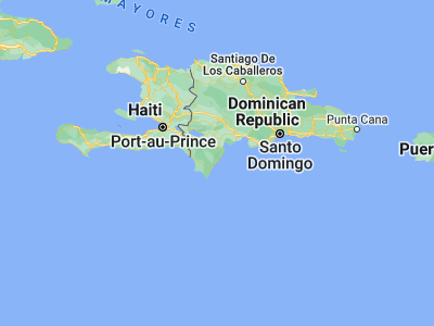 Map showing location of Enriquillo (17.9, -71.23333)