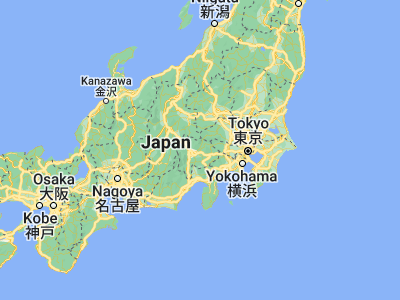 Map showing location of Enzan (35.7, 138.73333)