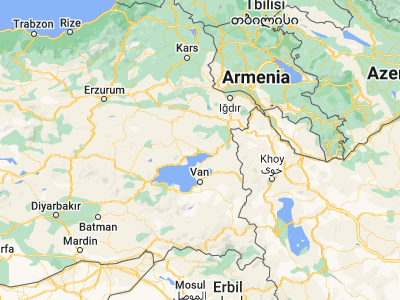 Map showing location of Erciş (39.02869, 43.35864)