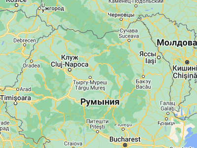 Map showing location of Eremitu (46.66667, 24.93333)