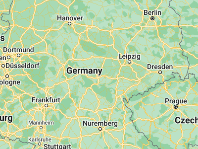 Map showing location of Erfurt (50.9787, 11.03283)