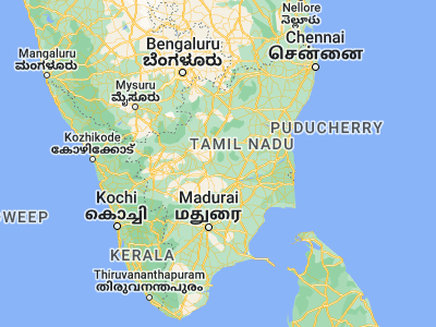 Map showing location of Erumaippatti (11.16667, 78.28333)