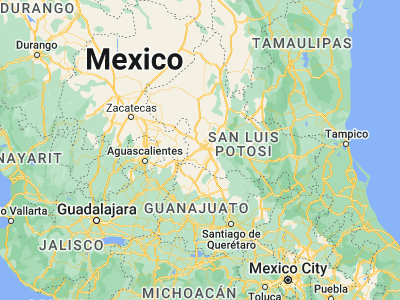 Map showing location of Escalerillas (22.11105, -101.07289)