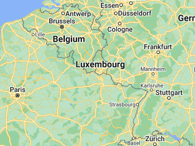 Map showing location of Esch-sur-Alzette (49.49583, 5.98056)