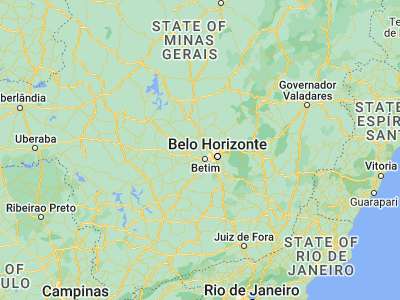 Map showing location of Esmeraldas (-19.7625, -44.31389)