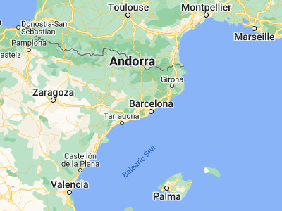 Map showing location of Esparreguera (41.53333, 1.86667)
