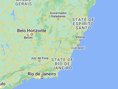 Map showing location of Espera Feliz (-20.65028, -41.90722)