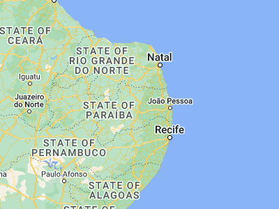Map showing location of Esperança (-7.03306, -35.85722)