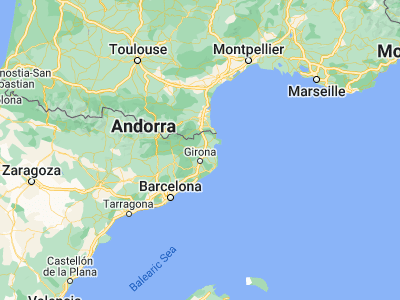 Map showing location of Esponellà (42.16667, 2.8)
