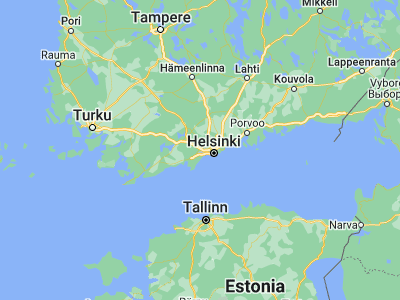 Map showing location of Espoo (60.2052, 24.6522)