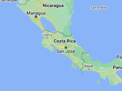 Map showing location of Esquipulas (10.05676, -84.42337)