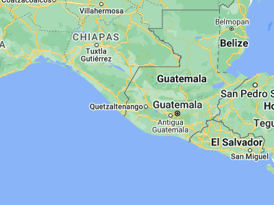 Map showing location of Esquipulas Palo Gordo (14.93333, -91.81667)