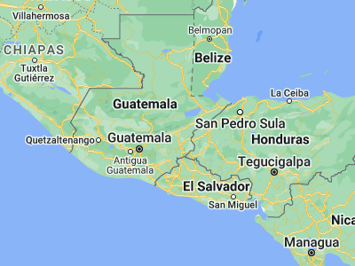 Map showing location of Estanzuela (15, -89.56667)