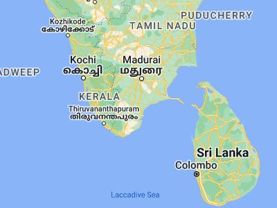 Map showing location of Ettaiyapuram (9.14405, 77.99066)
