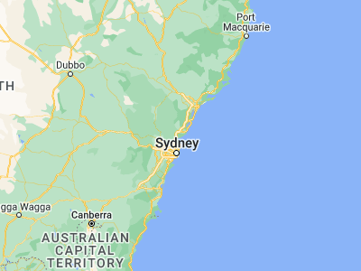 Map showing location of Ettalong Beach (-33.51058, 151.33044)