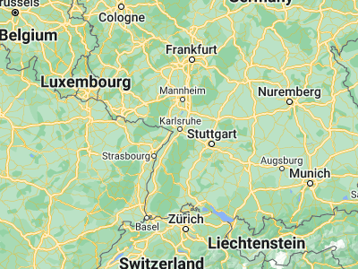Map showing location of Ettlingen (48.94094, 8.40763)
