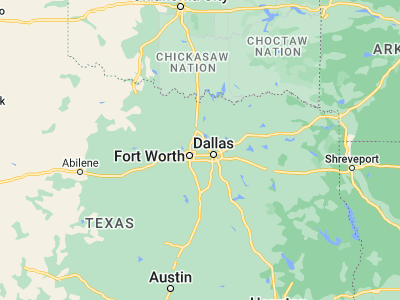Map showing location of Euless (32.83707, -97.08195)
