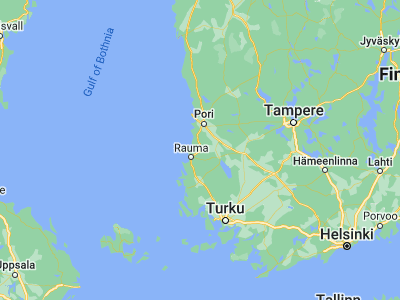 Map showing location of Eurajoki (61.2, 21.73333)