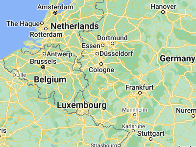 Map showing location of Euskirchen (50.66057, 6.78722)
