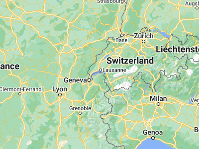 Map showing location of Évian-les-Bains (46.40111, 6.58793)