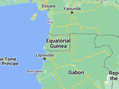 Map showing location of Evinayong (1.43677, 10.55124)