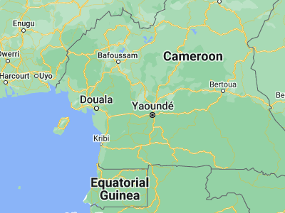 Map showing location of Évodoula (4.08333, 11.2)