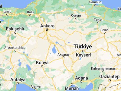 Map showing location of Evren (39.02402, 33.80626)