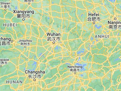Map showing location of Ezhou (30.4, 114.83333)