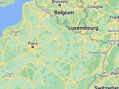 Map showing location of Fagnières (48.96385, 4.31692)