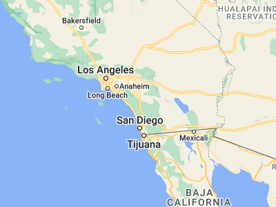 Map showing location of Fallbrook (33.37642, -117.25115)