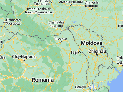 Map showing location of Fălticeni (47.45, 26.3)