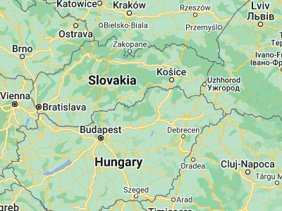 Map showing location of Farkaslyuk (48.18333, 20.31667)