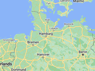 Map showing location of Farmsen-Berne (53.60639, 10.11972)