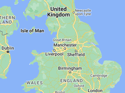 Map showing location of Farnworth (53.55, -2.4)